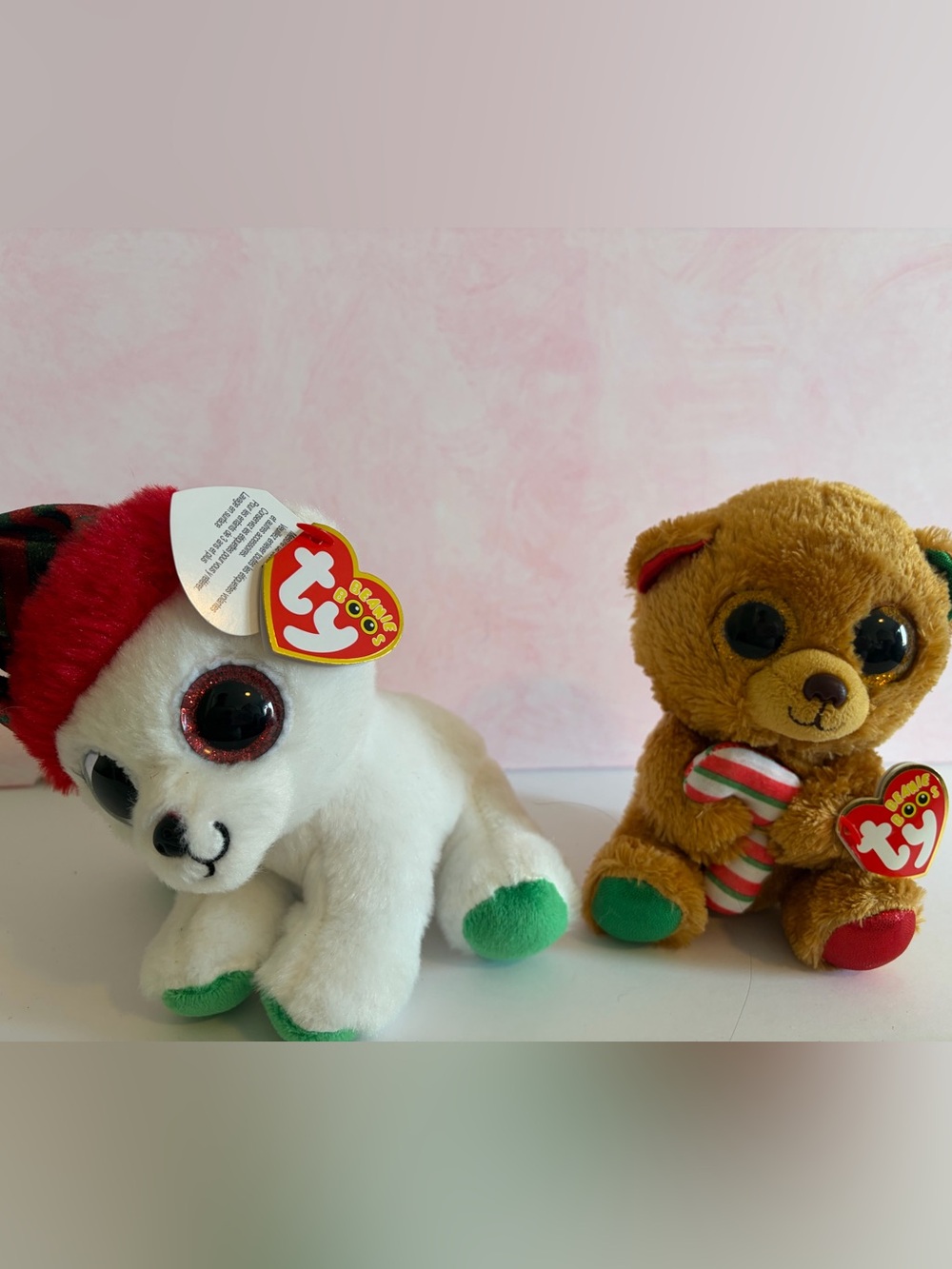 Christmas ty beanie boo bears BNWT!
